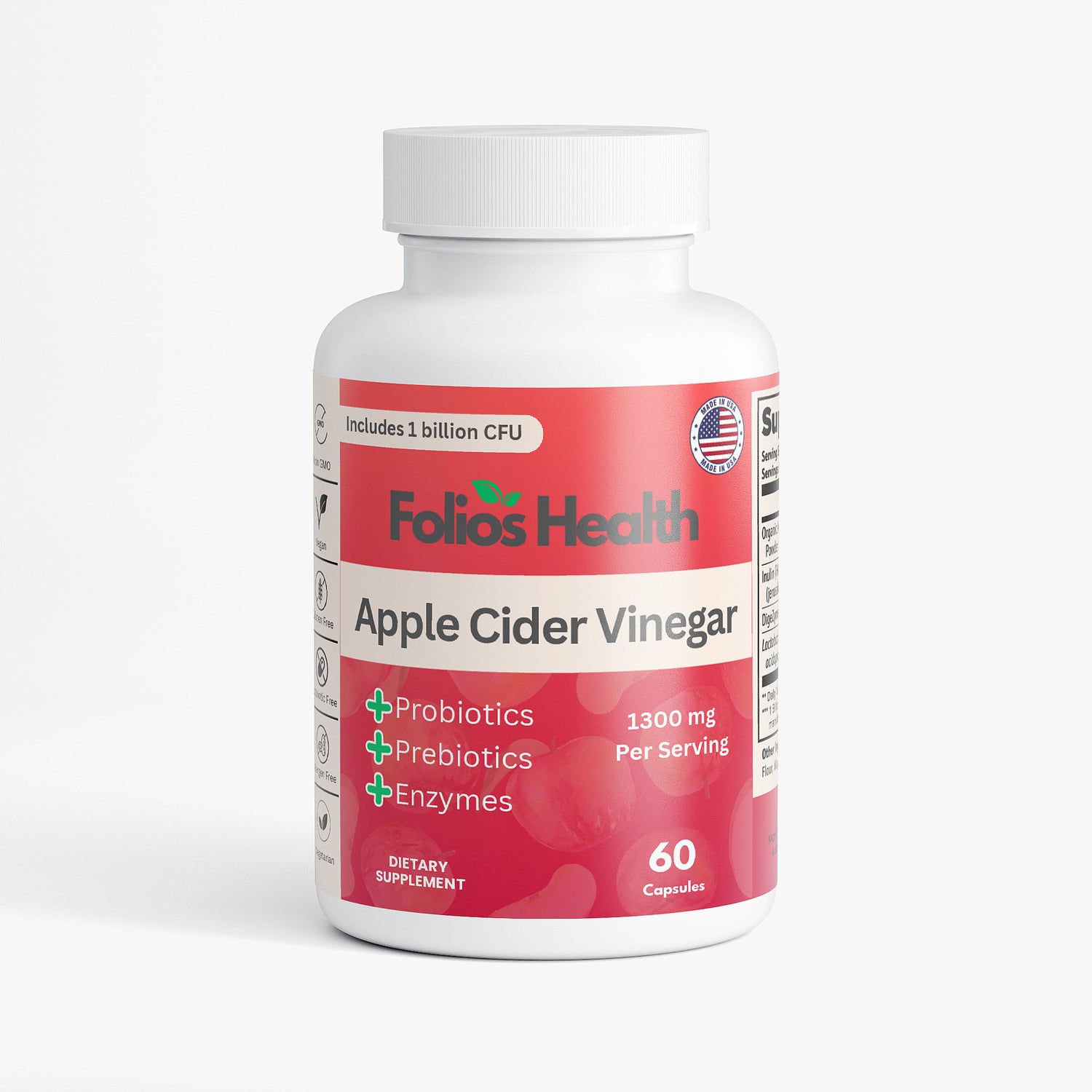 Pure Organic Apple Cider Vinegar Capsules