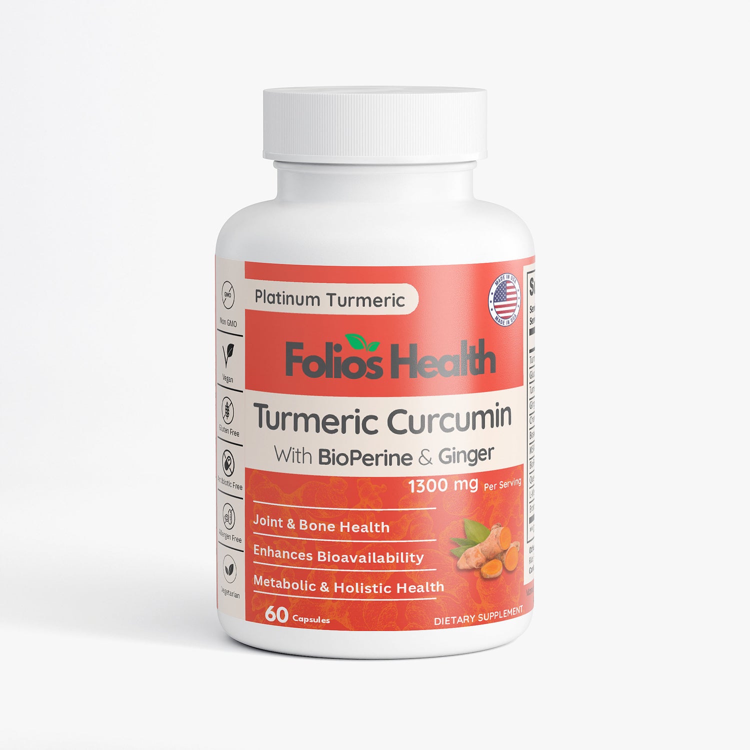 Turmeric Curcumin with bioperine