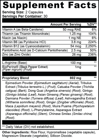 Advanced Female Vitality & Energy Supplement