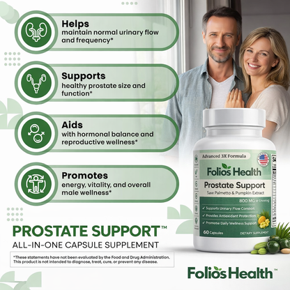 Herbal Prostate Support (Saw Palmetto + Pumpkin Extract)