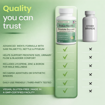Herbal Prostate Support (Saw Palmetto + Pumpkin Extract)