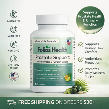 Herbal Prostate Support (Saw Palmetto + Pumpkin Extract)