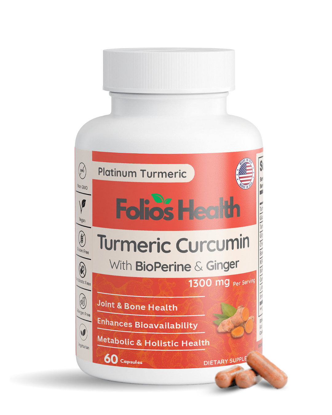 Turmeric Curcumin with bioperine